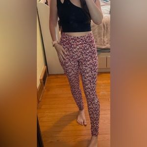 Aerie Floral Cotton Leggings